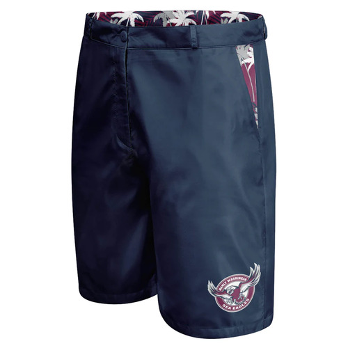 Manly Sea Eagles NRL 2023 Par-Tee Golf Shorts Sizes S-5XL!