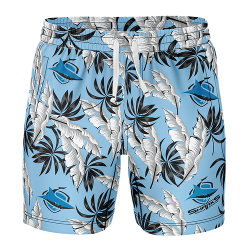 Cronulla Sharks NRL Paradise Volley Swim Shorts Sizes M-2XL!