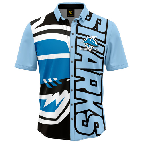 Cronulla Sharks NRL Showtime Party Polo Shirt Sizes S-5XL!