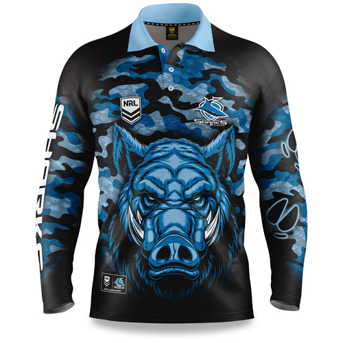 Cronulla Sharks NRL Outback Polo T Shirt Sizes S-5XL!