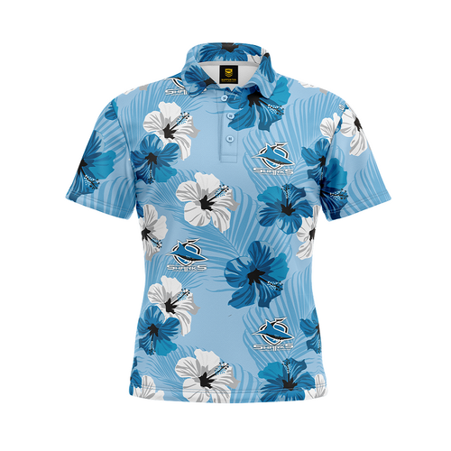 Cronulla Sharks 2023 NRL Aloha Golf Polo Sizes S-5XL!