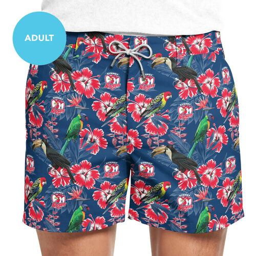 Sydney Roosters NRL 2020 Hawaiian Shorts Sizes S-5XL!