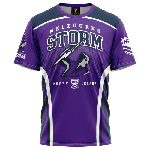 Melbourne Storm NRL Ashtabula Sideline T Shirt Infants Toddlers Sizes 1-4!
