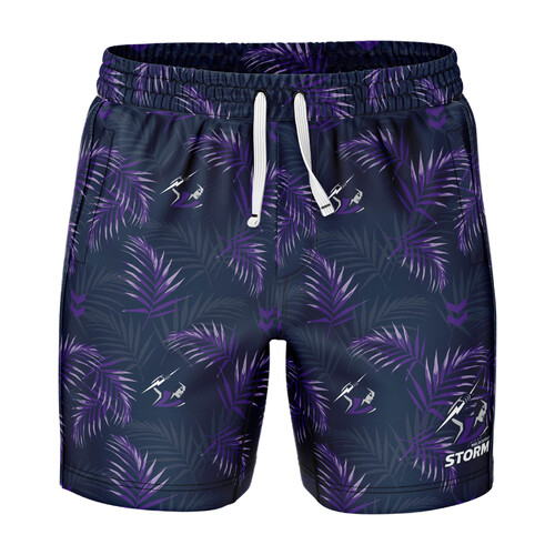Melbourne Storm NRL 2022 Volley Swim Shorts Sizes S-5XL!