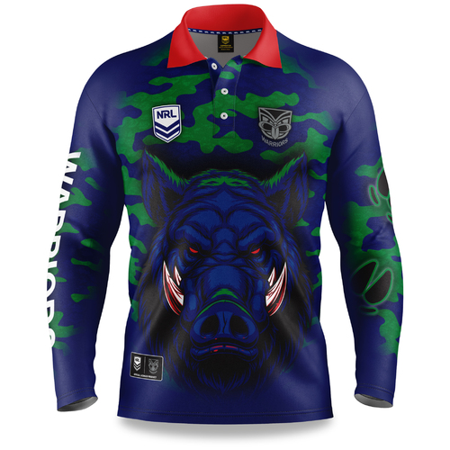 New Zealand Warriors NRL Outback Polo T Shirt Sizes S-5XL!