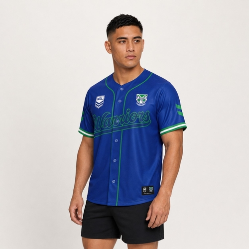 New Zealand Warriors NRL 'Homer' Baseball Jersey Slugger T Shirt Sizes S-5XL!