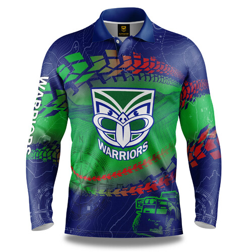 New Zealand Warriors 2021 NRL Hawaiian Tribal Shirt Sizes S-5XL BNWT 