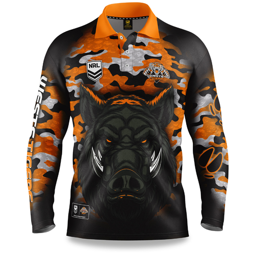 Wests Tigers NRL 2021 Outback Polo T Shirt Sizes S-5XL!