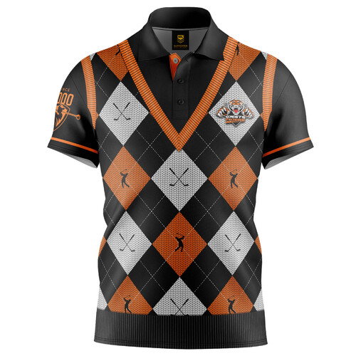 Wests Tigers NRL 2021 Fairway Golf Polo T Shirt Sizes S-5XL!