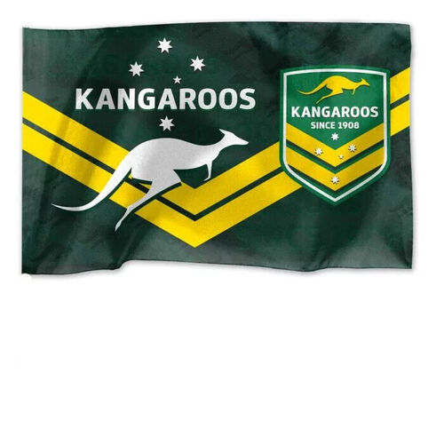 Official Australia Kangaroos Game Day Flag 60 x 90 cm (NO STICK/FLAG POLE)