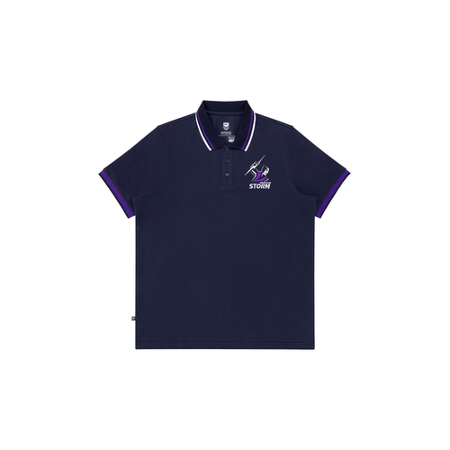 Melbourne Storm NRL NAR Pisque Gold Polo Size S-3XL! S4