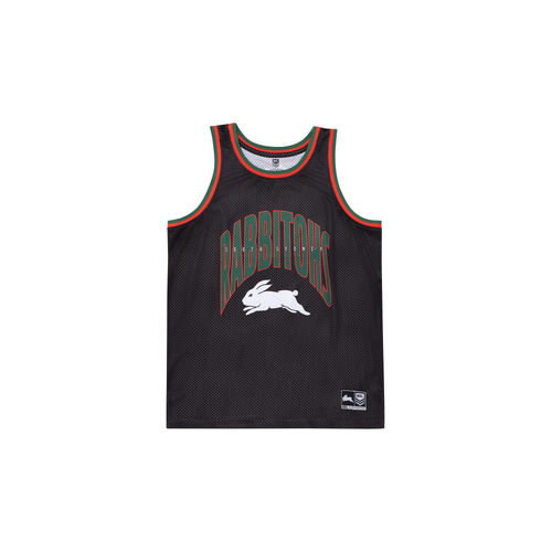 South Sydney Rabbitohs NRL NAR Basketball Singlet Size S- 5XL! S4