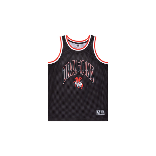 St George ILL Dragons NRL NAR Basketball Singlet Size S- 5XL! S4