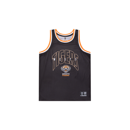 Wests Tigers NRL NAR Basketball Singlet Size S- 5XL! S4