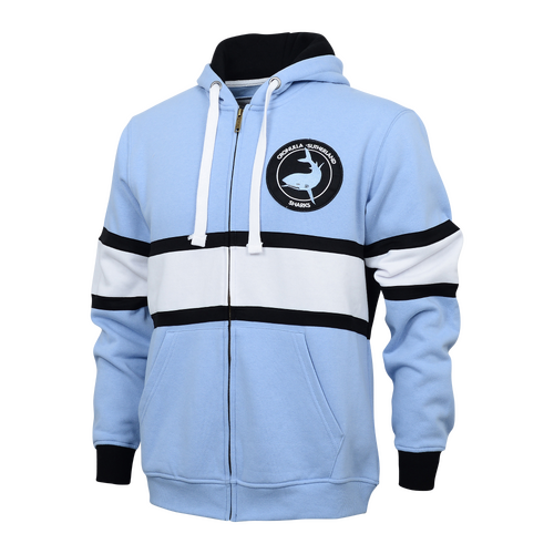 Cronulla Sharks ARL/NRL Retro Zip Hoodie Size S-5XL! BNWT's!
