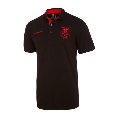 St George Dragons NRL Classic Cotton Polo Shirt Adults Sizes SMALL! S18