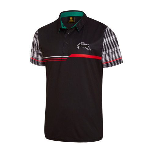 South Sydney Rabbitohs NRL Classic Sublimated Polo Shirt Size S & M ONLY! S18
