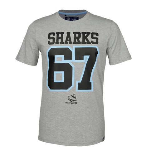 Cronulla Sharks 2019 Classic Cotton Lifestyle T Shirt Sizes S-5XL! S19