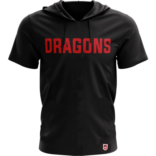 St George Illawarra Dragons NRL 2019 Classic Hooded T Shirt Sizes S-5XL! W19
