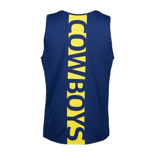NQ Cowboys NRL Classic Training Singlet Sizes S-5XL! S19