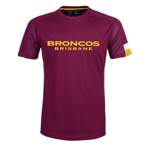 Brisbane Broncos NRL Classic Training T Shirt Sizes S-5XL! S19