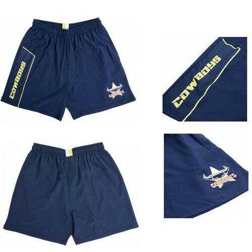 NQ Cowboys NRL 2019 Classic Advantage Performer Shorts Sizes S-5XL! W19