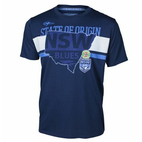 NSW Blues Premium Navy State Supporter T-Shirt 'Select Size' S-5XL! BNWT's!