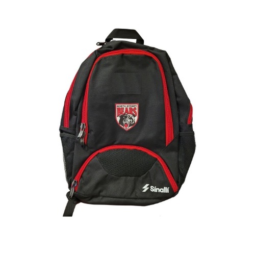 North Sydney Bears NRL Sinalli Players Backpack Bag