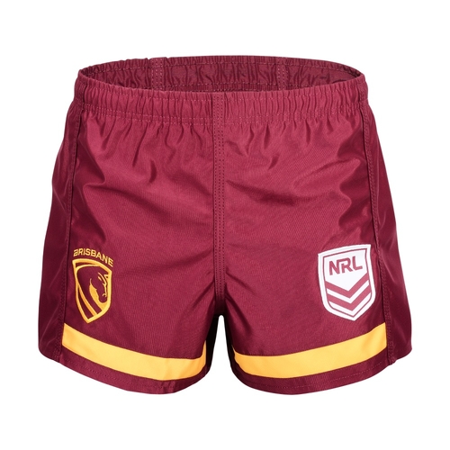 Brisbane Broncos NRL Supporters Shorts Sizes S-5XL! T6