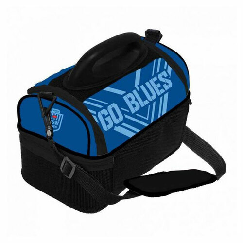 NSW Go Blues Origin NRL Insulated Lunch Print Dome Cooler Bag Lunch Box