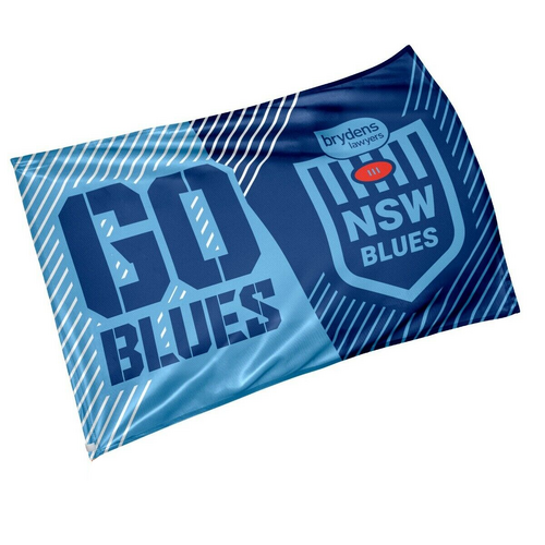 New South Wales NSW Blues Origin NRL Game Day Flag 60 x 90 cm (NO STICK) STYLE2