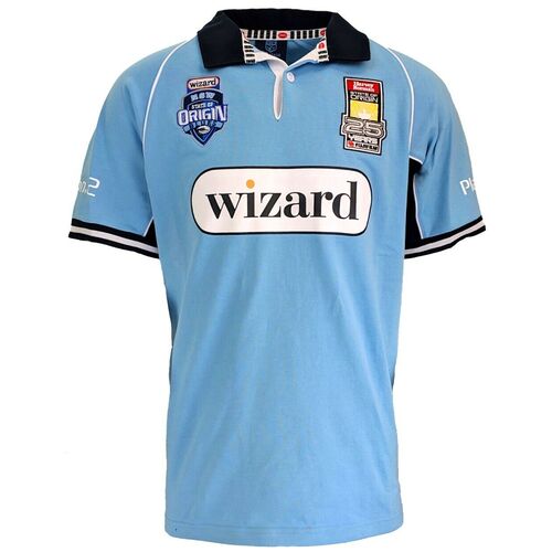 New South Wales Blues State Of Origin 2005 Retro Jersey Adults Sizes S-5XL!