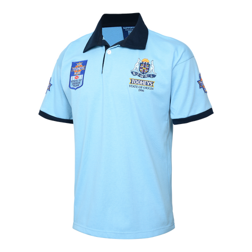 NSW Blues State Of Origin 1996 NSWRL Retro Jersey Sizes S-5XL!