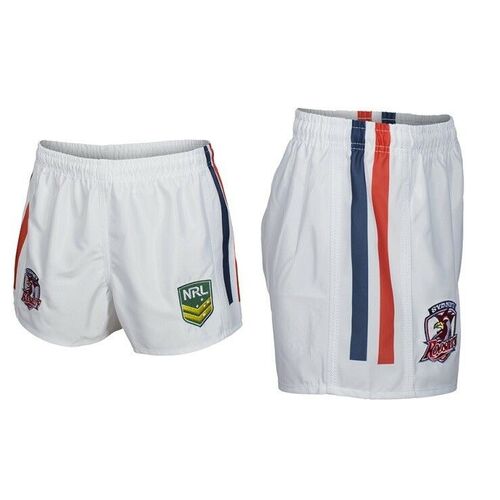 Sydney Roosters NRL 2020 Home Supporters Shorts Adults & Kids Sizes! NEW Logo