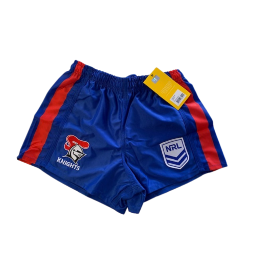 Newcastle Knights Home Supporters Shorts Adults Sizes! NEW STYLE