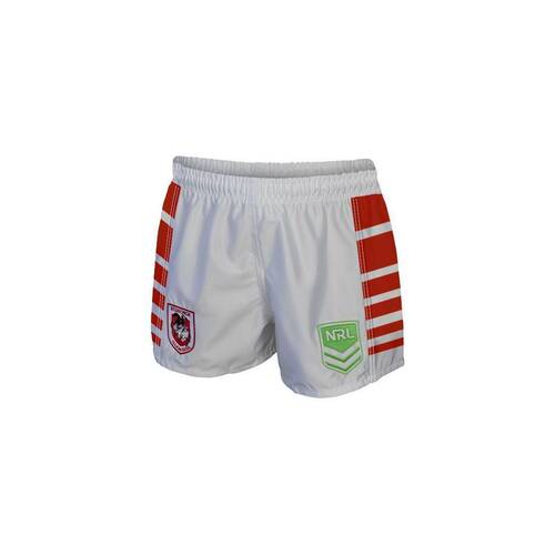 St George ILL Dragons NRL Home Supporters Shorts Sizes S-5XL!