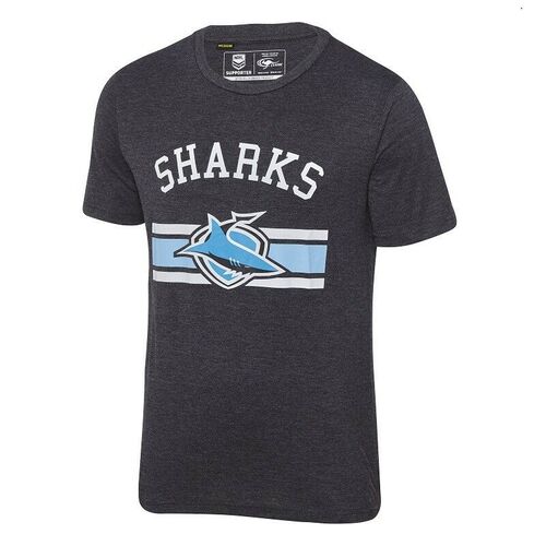 Cronulla Sharks NRL Screen Printed Marle Tee T Shirt Adults Sizes S-5XL! W18