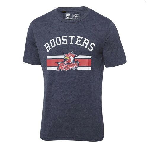 Sydney Roosters NRL Screen Printed Marle T Shirt Adults Small & Kids Size 10!W18