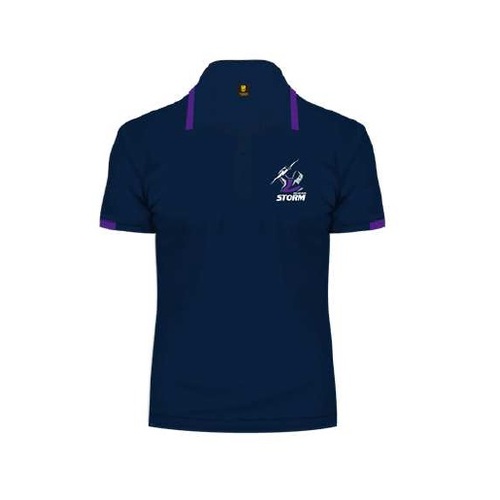 Melbourne Storm NRL Club Knitted Polo Shirt Sizes S-5XL! W20