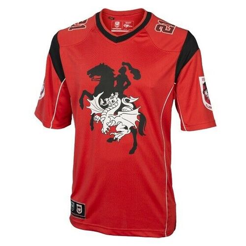 St Goerge Illawarra Dragons NRL NFL Style Gridiron Jerse Size Medium ONLY!6