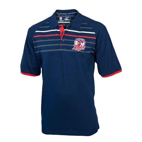 Sydney Roosters NRL Knitted Polo Shirt Size SMALL ONLY! BNWT's! W6