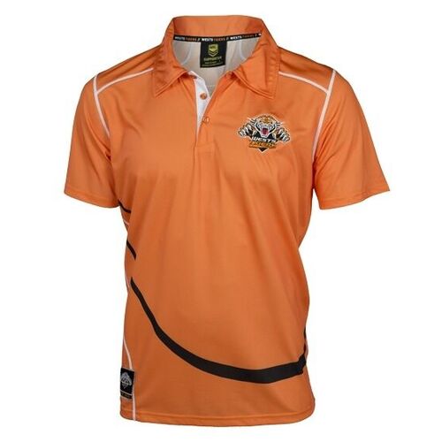 Wests Tigers NRL Polyester Polo Shirt Size S-5XL! BNWT's! W6