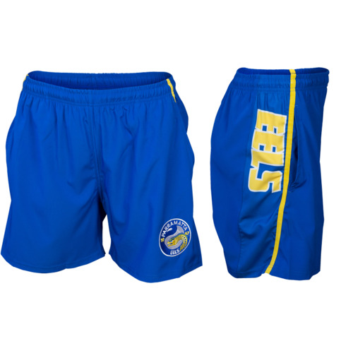 Parramatta Eels NRL Classic Training/Gym Shorts With Pockets Sizes XL ONLY! W6