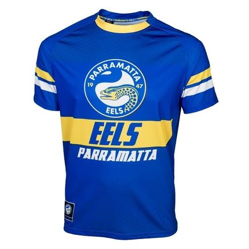 Parramatta Eels NRL Sublimated Graphic Logo Training T Shirt Sizes 2XL ONLY! W6