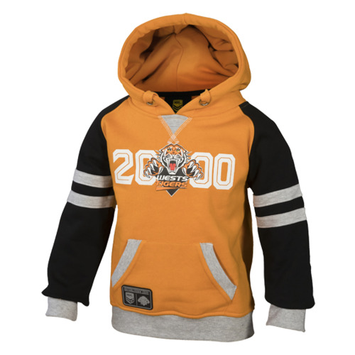 West Tigers NRL Classic Infants Kids Fleece Hoody Hoodie Size 2-6! W7