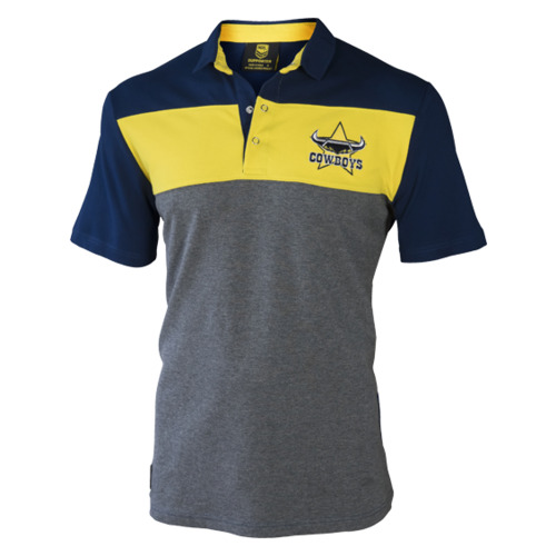 North Queensland Cowboys NRL Classic Winter Knitted Polo Shirt Size SMALL! W7