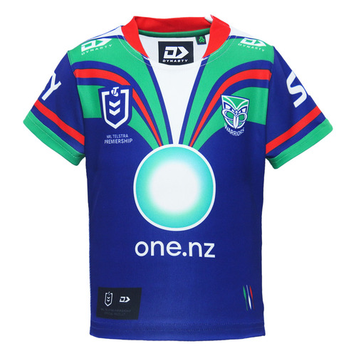 New Zealand Warriors 2024 Dynasty NRL Home Jersey Toddlers Sizes 0-2!
