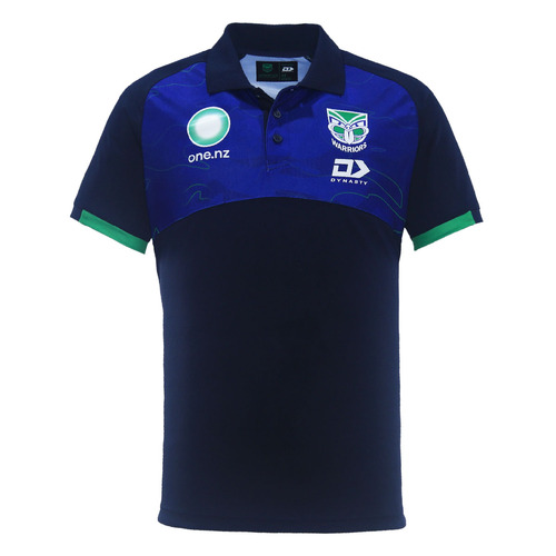 New Zealand Warriors NRL 2024 Dynasty Media Polo Adult Sizes S-7XL!