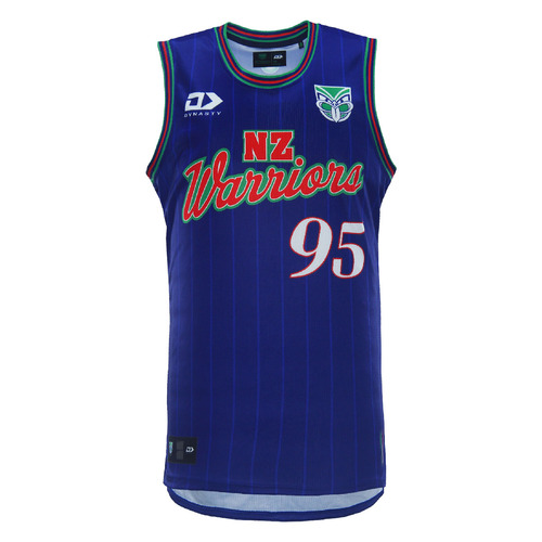 New Zealand Warriors NRL 2024 Dynasty Basketball Singlet Adult Sizes S-7XL!