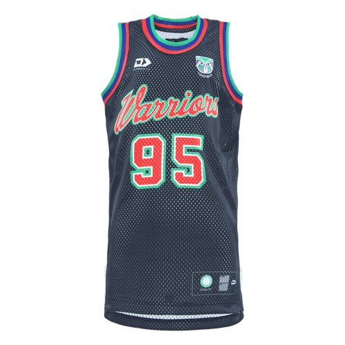 New Zealand Warriors NRL 2025 Dynasty Players Basketball Singlet Sizes S-7XL!